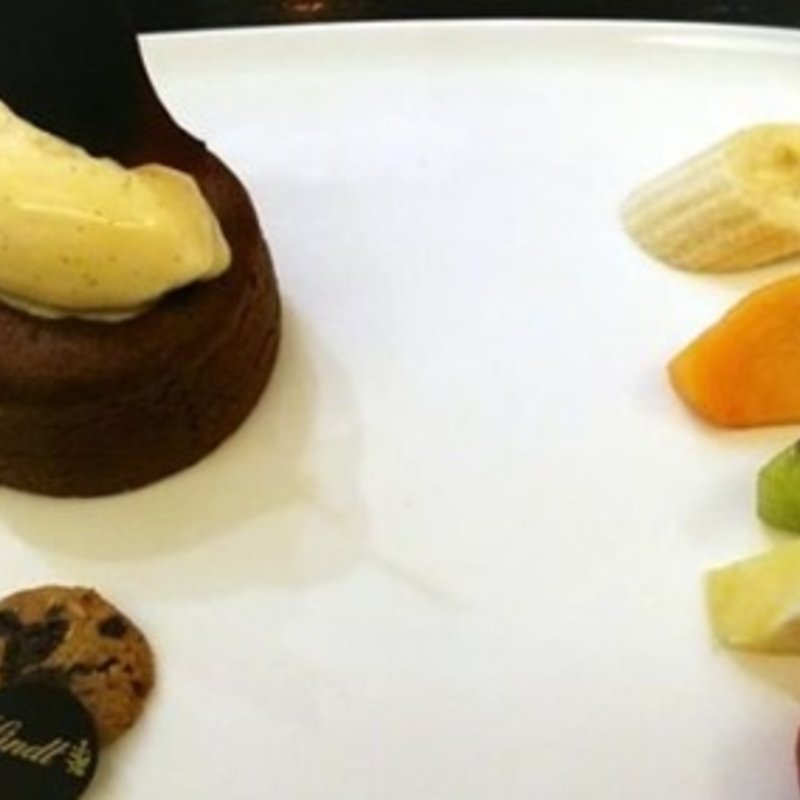 フォンダンショコラ(リンツ ショコラ ブティック＆カフェ 表参道 フラッグシップ)