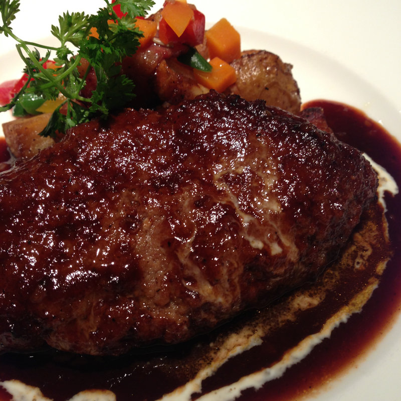 ハンバーグステーキフォンドヴォーソース(レストラン ファーストシーン )