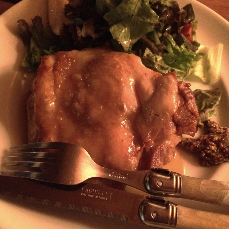 もも肉のローストチキン(ビストロタケノヤ 駅東店)