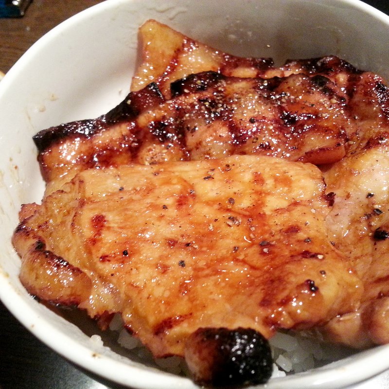 炭火焼き豚丼　特上ミックス 小(ぶたいち 東京人形町店)