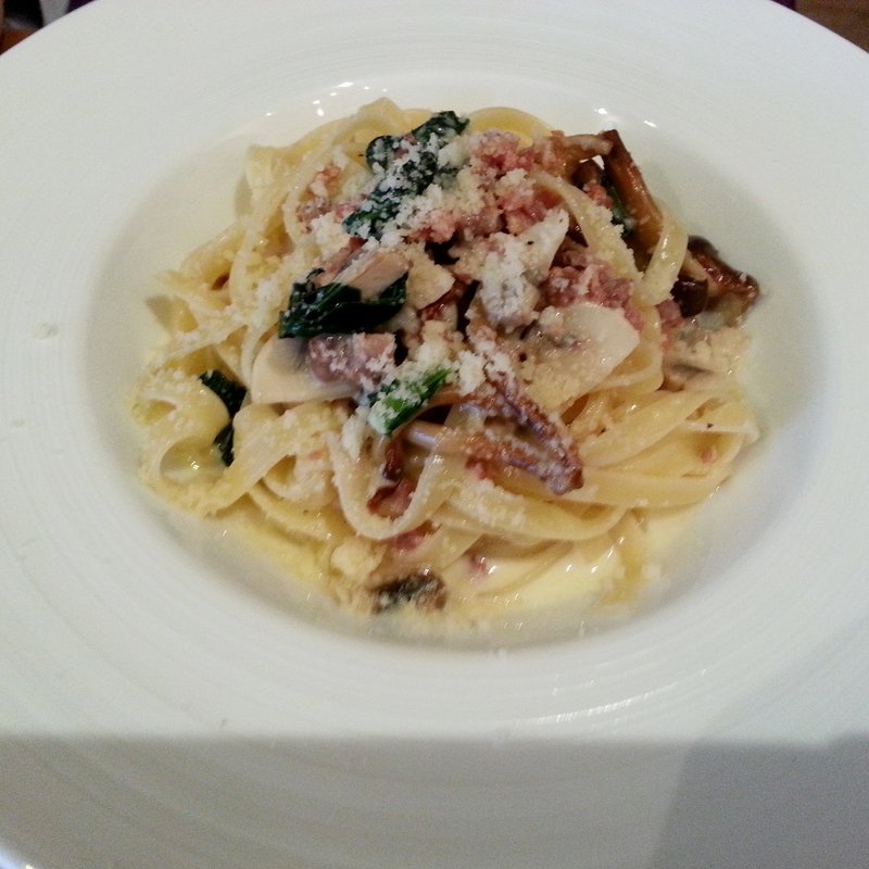 信州野菜のクリームパスタランチ(アンティカ･オステリア･マジカメンテ)