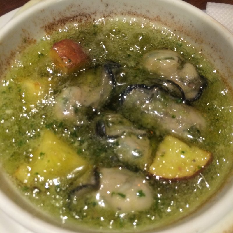 牡蠣のアヒージョ(gigas　Oyster Spot Bar 高田馬場店 （ギガス）)