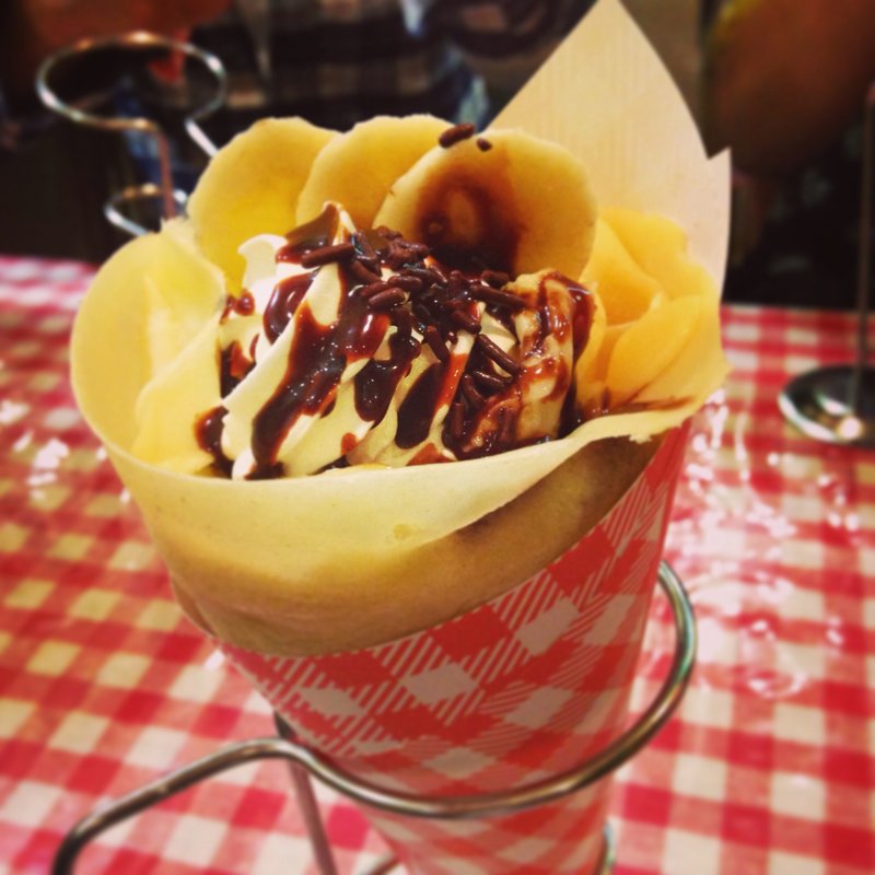 バナナチョコWクリーム(マノ カフェ （mano cafe）)