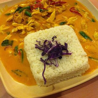 Butter Cream Curry Chicken Rice(Strawberry Fields Cafe)