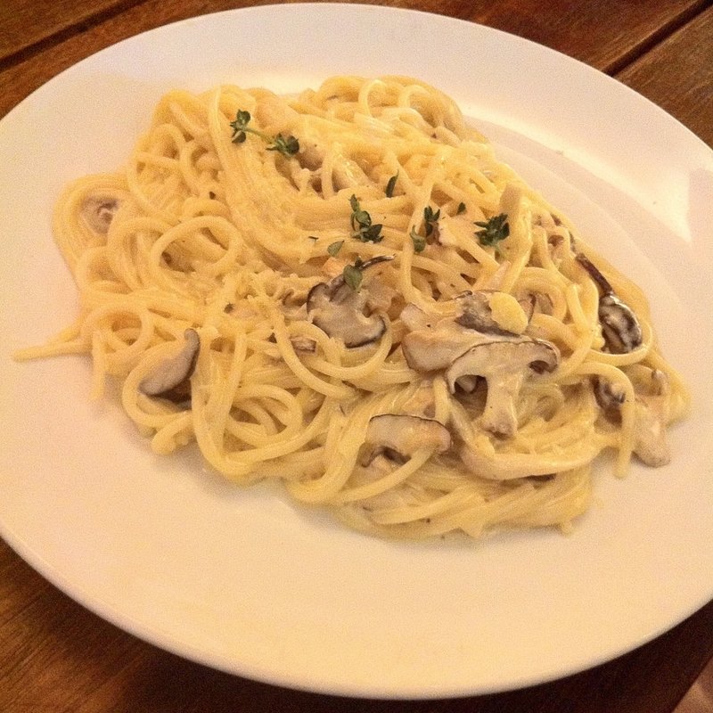 Mushroom Spaghetti (Lunch Set)(Coconut House Restaurant)