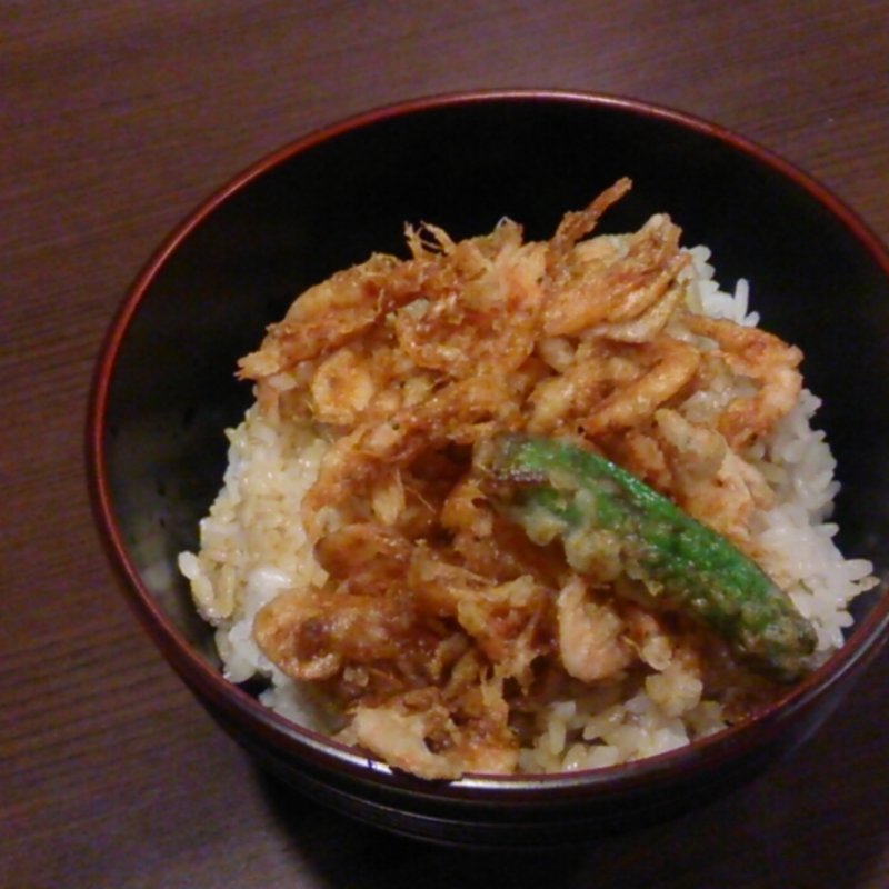 桜えびの天ちらし丼(蕎麦 伊とう)