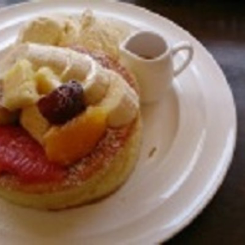 パンケーキセット（ベリーベリー）(悠流Cafe)