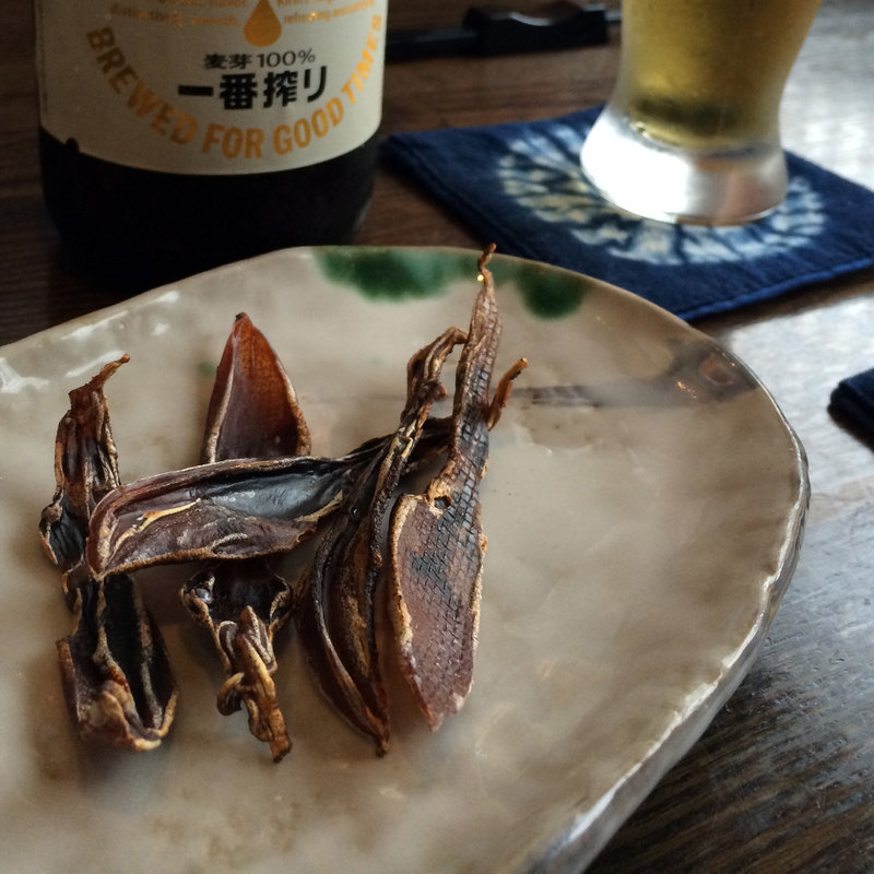ホタルイカの一夜干し(そば処茜 )
