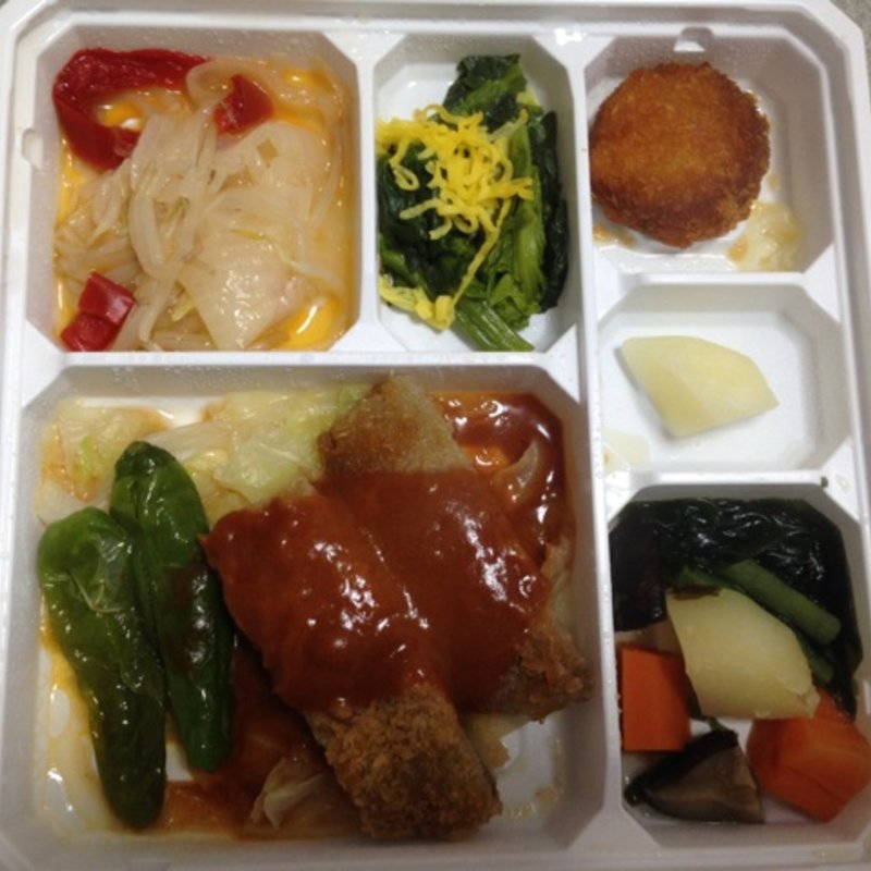 ビーフカツのデミソースセット(ミールタイム)