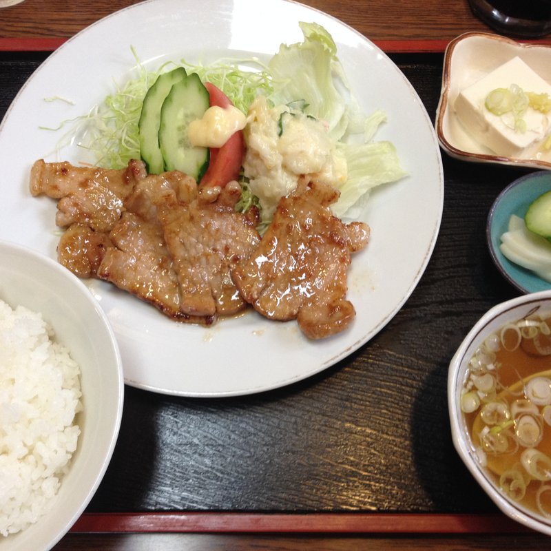 生姜焼きセット(グリル こみや )