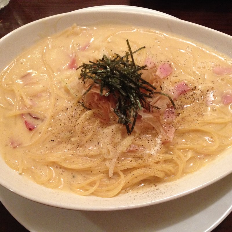 和風カルボナーラ(アーリオ・オーリオ)