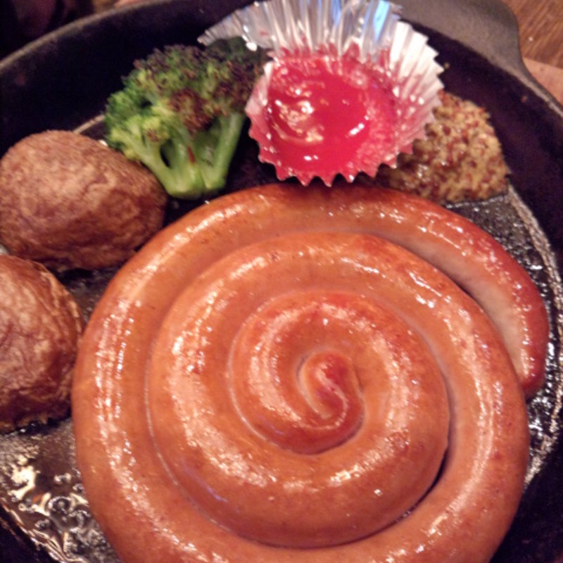 ぐるぐる巻きソーセージ(ニューミュンヘン 阪神百貨店梅田本店)