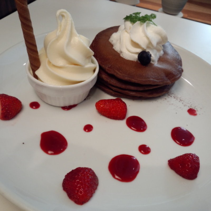 チョコレートパンケーキ(Butter 茶屋町 （バター）)