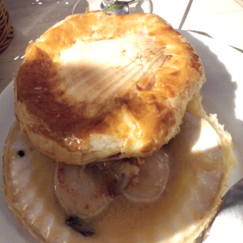 天然帆立貝のパイ包みオーブン焼き(俺のフレンチＧＩＮＺＡ)