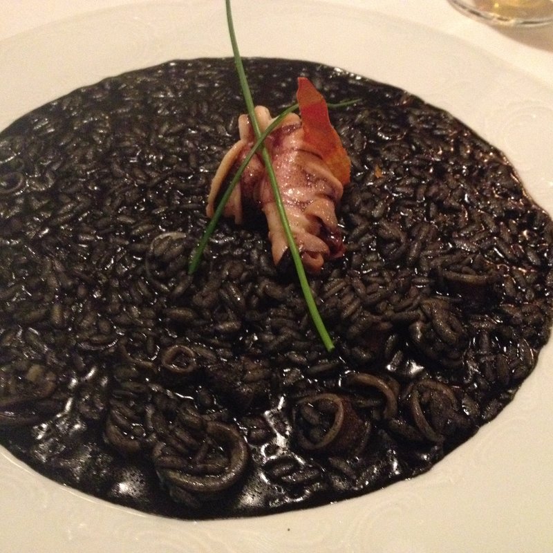 Black risotto Venetian style(Pomo D’oro)
