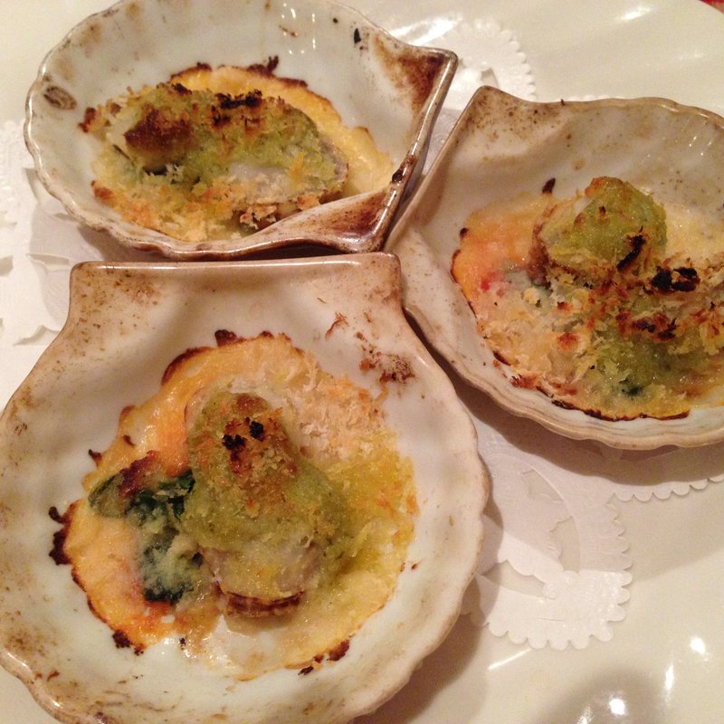 帆立貝のガーリック風味焼(洋食 AIDA)