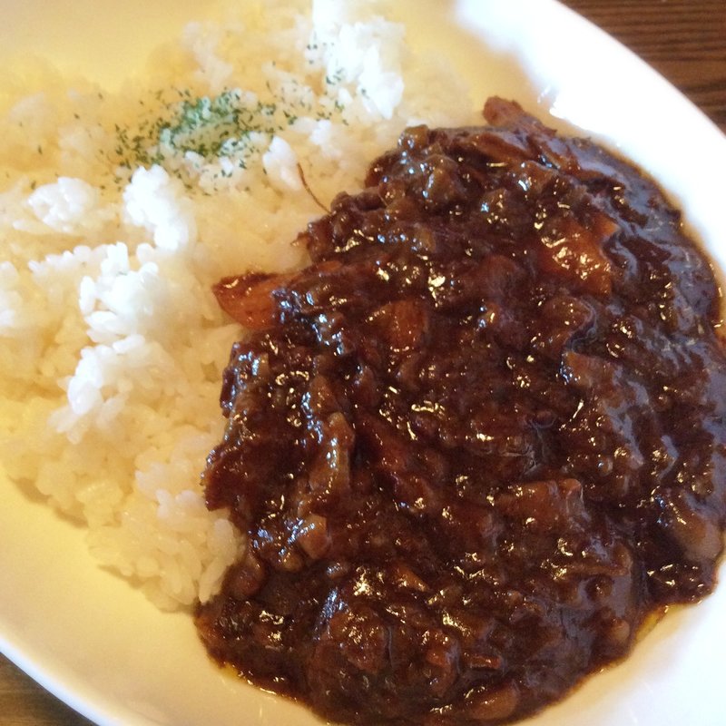 自家製牛すじカレー(居食屋 食彩館 新都心店)