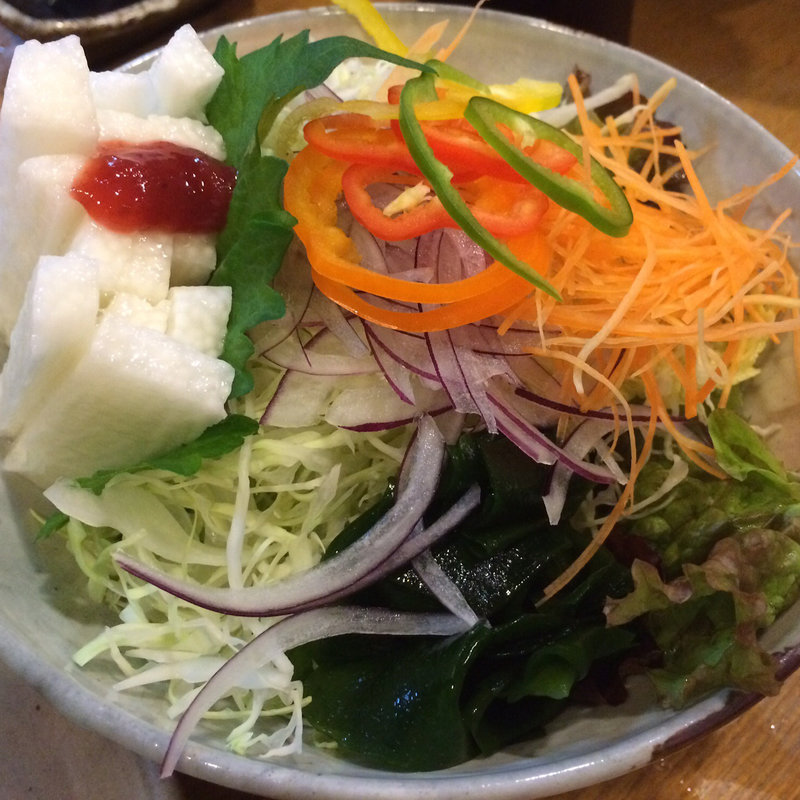 山芋サラダ(炭焼・味工房　おおとり)