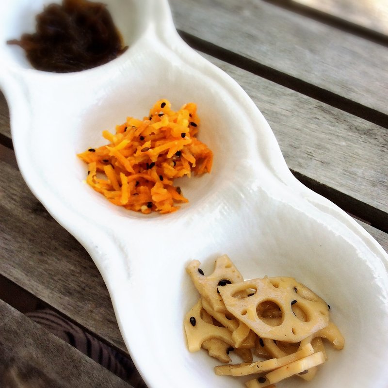 ハーフ＆ハーフ＋前菜3種＋お飲物(隠れ家カフェ　清ちゃん)