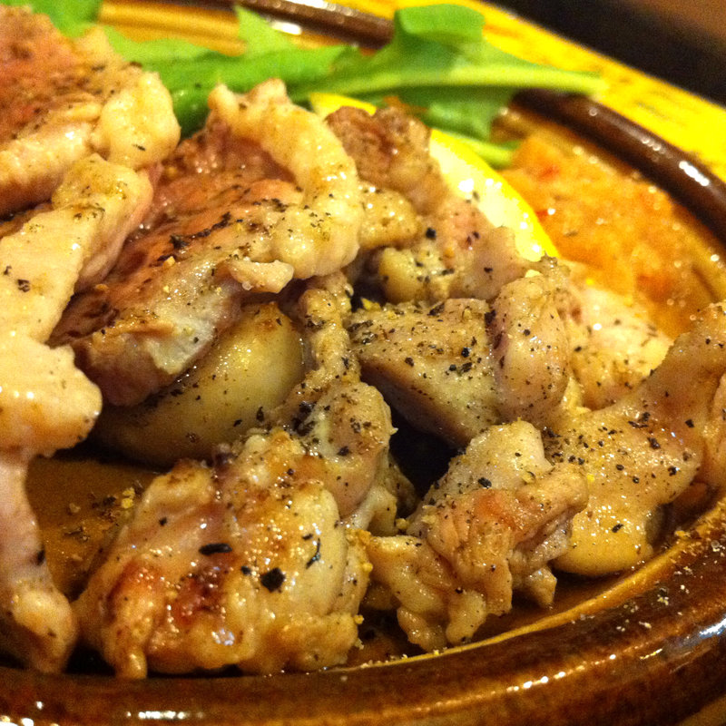 鴨ロース炙り　すりおろしりんご添え(炭屋キッチン やまや)