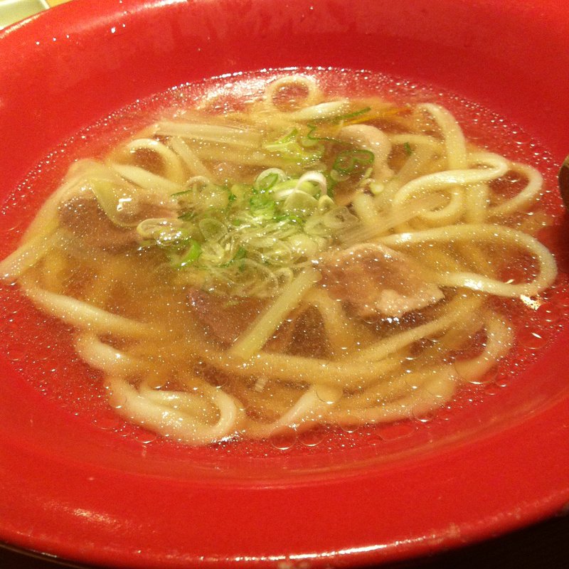 特選黒豚肉のおうどん(おうどん　銀座　うらら)