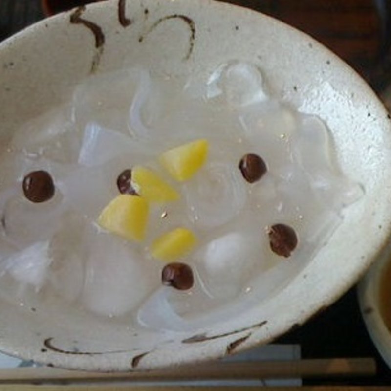 栗みつのくずきり(福茶 )