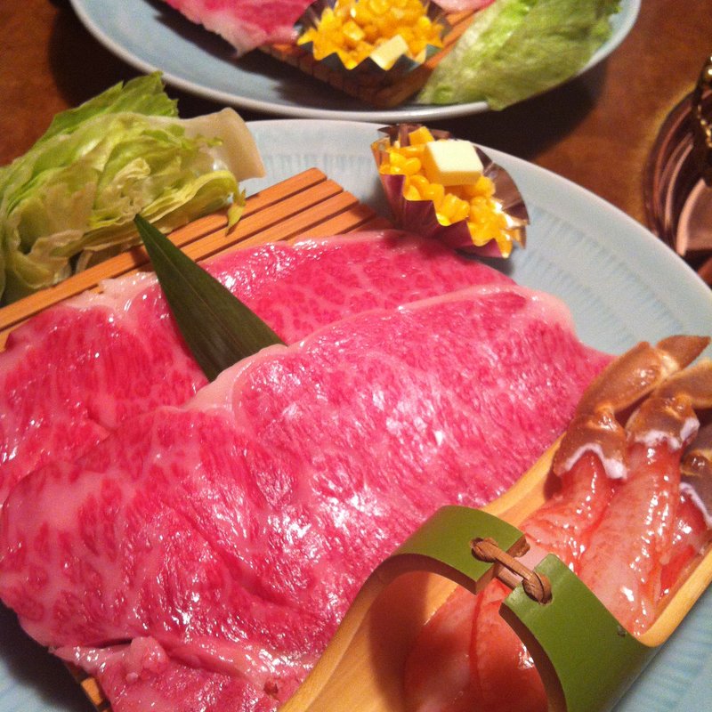 焼きしゃぶ(銀座らん月)