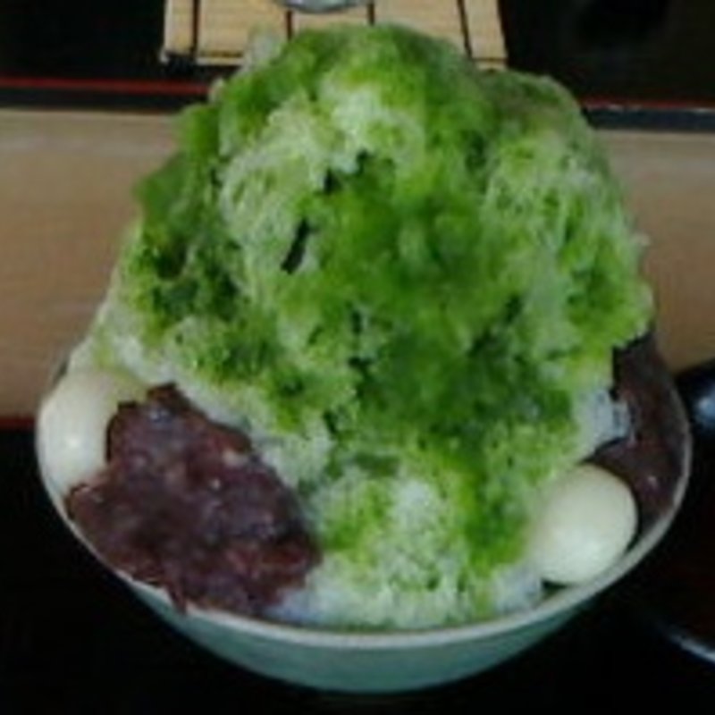 たてたて宇治金時白玉(茶丈藤村)