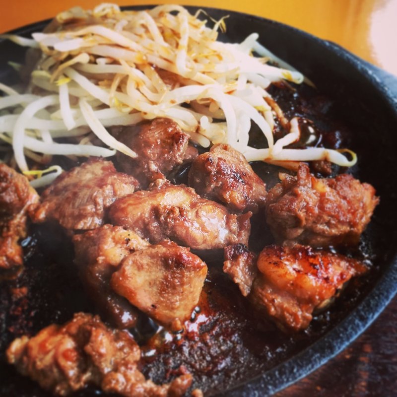 ラム肉せせり定食(ひつじもん )