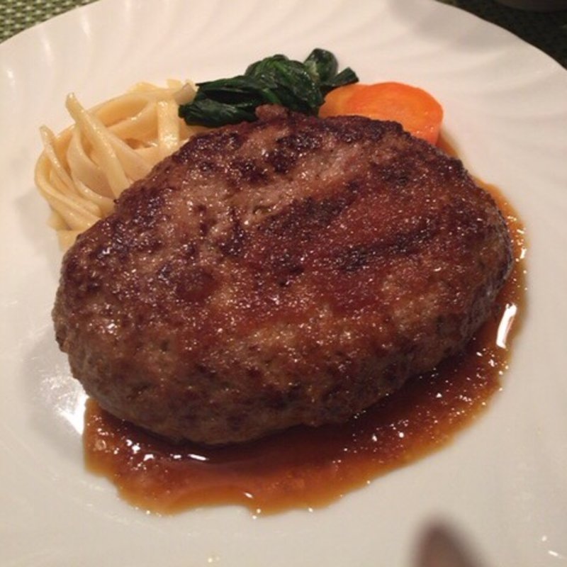ハンバーグステーキ (せきぐち亭)