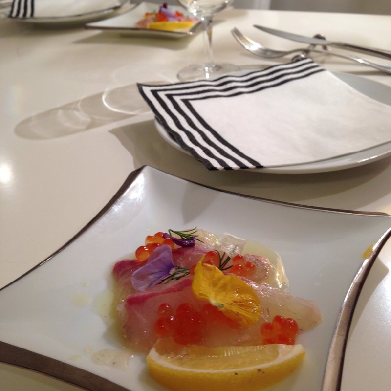 鯛のカルパッチョ(アドニステーブル)