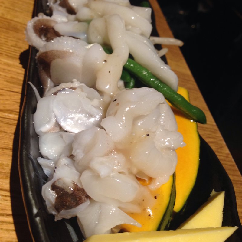 紋甲イカ鉄板焼き(お好み焼きロック )