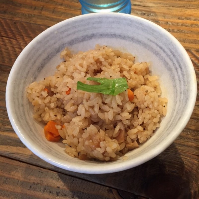 鶏炊きご飯(鶏そば十番１５６ 麻布十番本店)