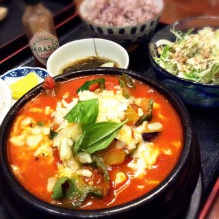 イタリアンゆし豆腐セット(古民家食堂 （コミヤショクドウ）)