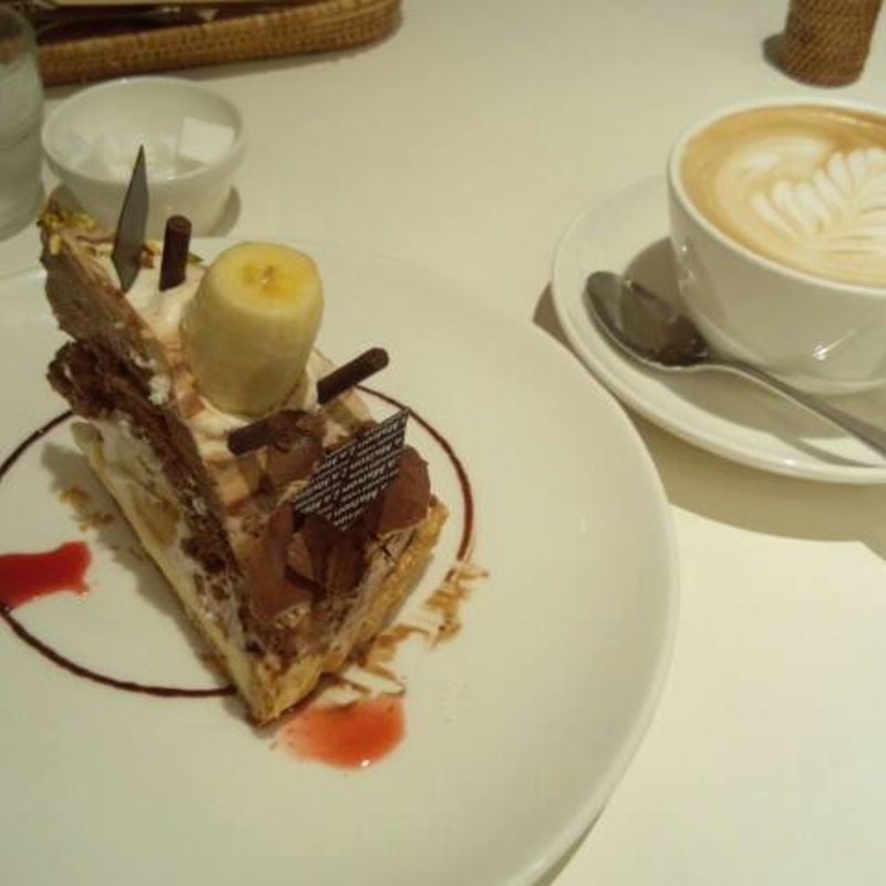 チョコバナナのタルトケーキ(ラ・メゾン アンソレイユターブル 玉川高島屋S・C店)