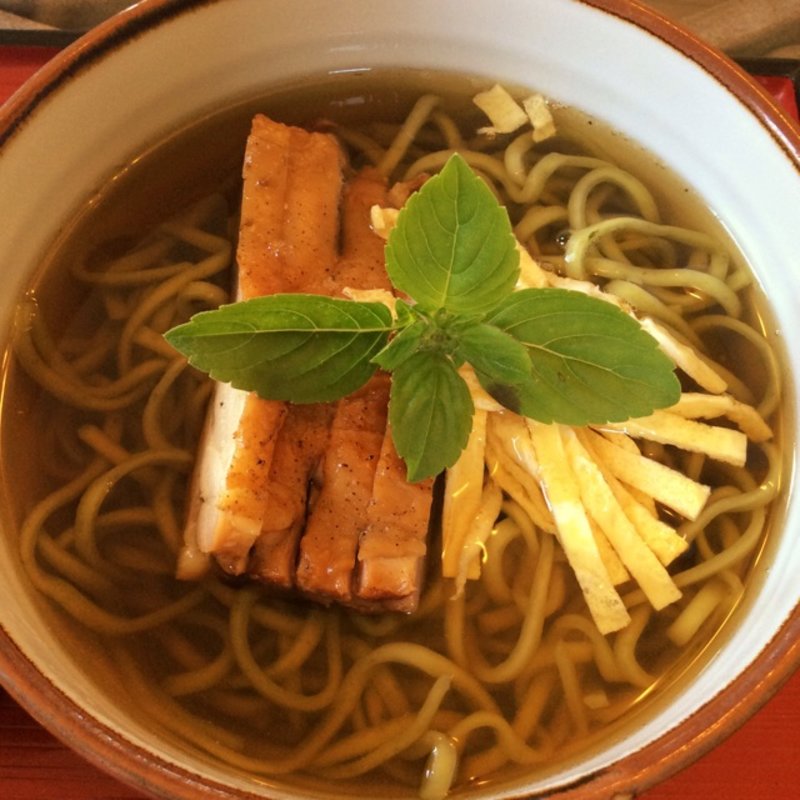 バジルそば(癒やしのCafe　茶茶るいゆう)