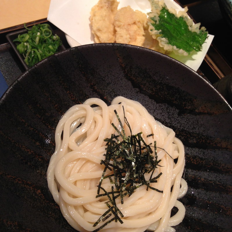 鶏天ぶっかけうどん(うどんのことのは)
