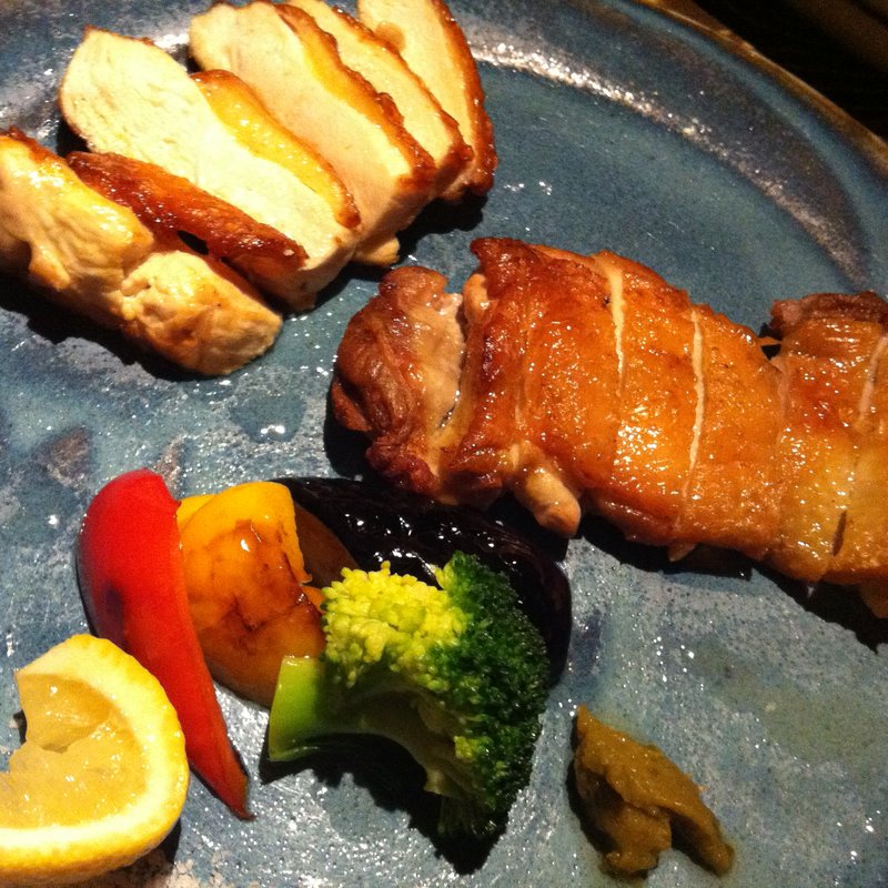 比内地鶏の豪華なまはげの塩焼き(なまはげ 銀座店)