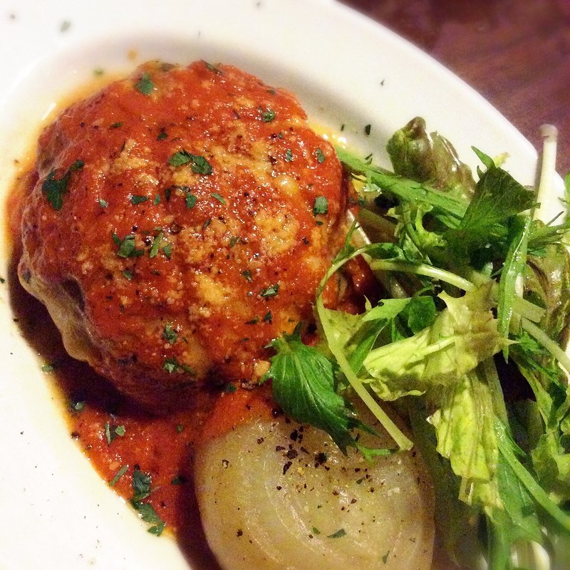 トランク特製俺たちのハンバーグ(ワイン食堂　トランク　イタリアゴハン 久茂地店 （【旧店名】トランク カフェダイニング）)