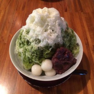 特・緑茶氷(八女茶販売・喫茶　伽藍堂（からんどう）)