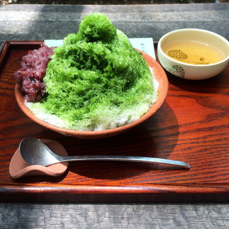  氷室の氷 自家製抹茶あずき(さるや )