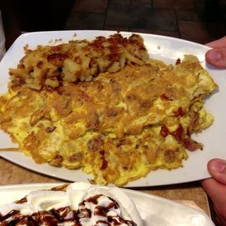 baked potato omelette(Brownstone Diner )