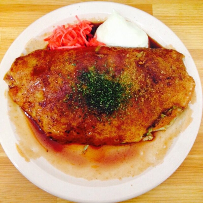 熊本風お好み焼き(平焼き) 肉焼(田福田 桜坂店)