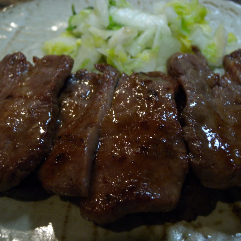 牛たん焼定食大盛り （テールスープ・ライス付）(一隆 本店 （いちりゅう）)