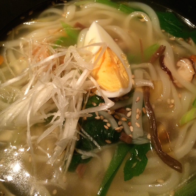 ハーフ野菜スープ＋ハーフうどん(焼肉いのうえ)