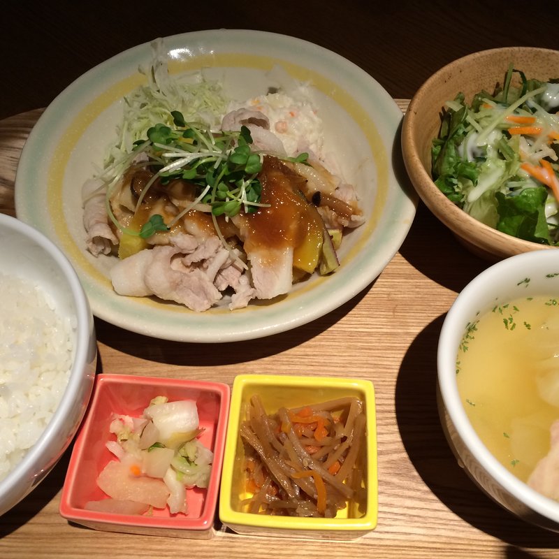 週替わり定食(UBU CAFE)