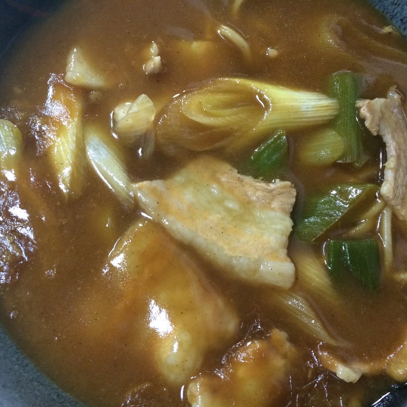 カレー南ばん(そば処 松涛庵)