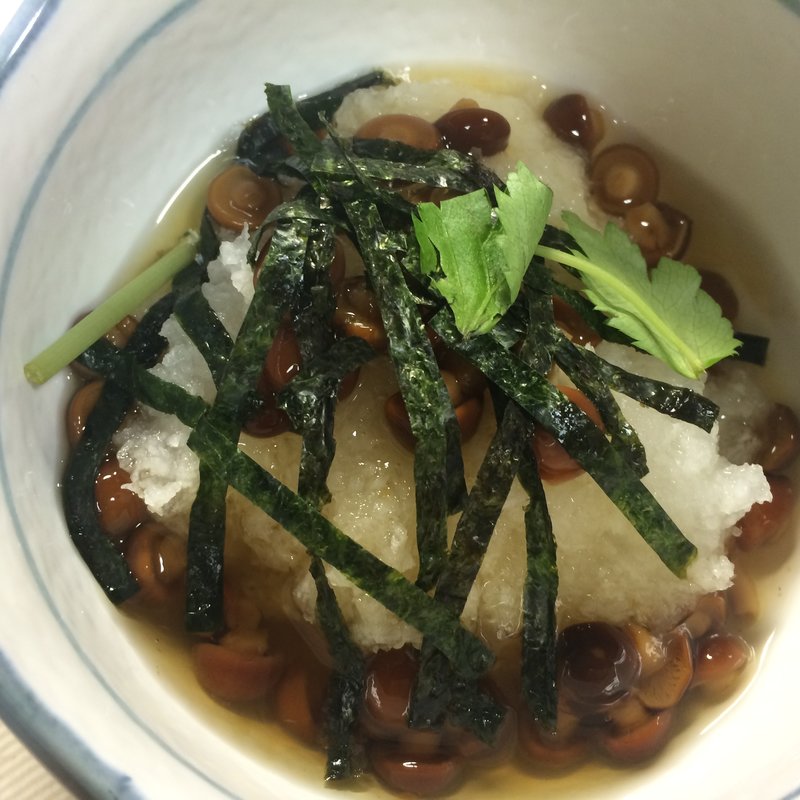 なめこおろし(そば処 松涛庵)