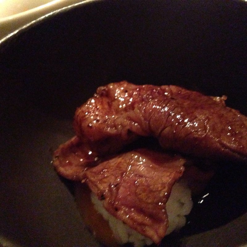 一口すき焼き(表参道焼肉KINTAN)