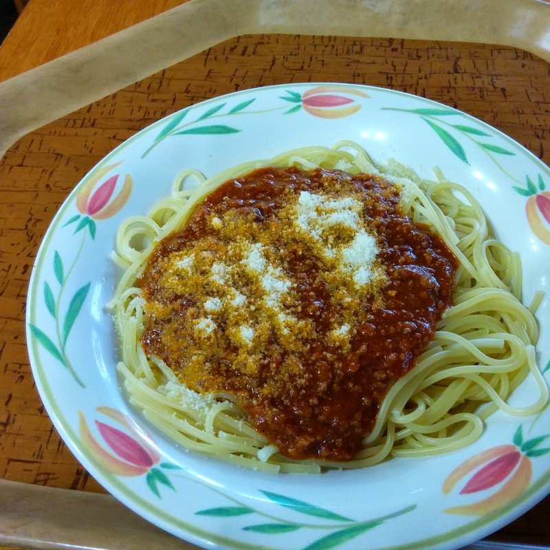 ミートソーススパゲティ(オージーヒルグリルレストラン)